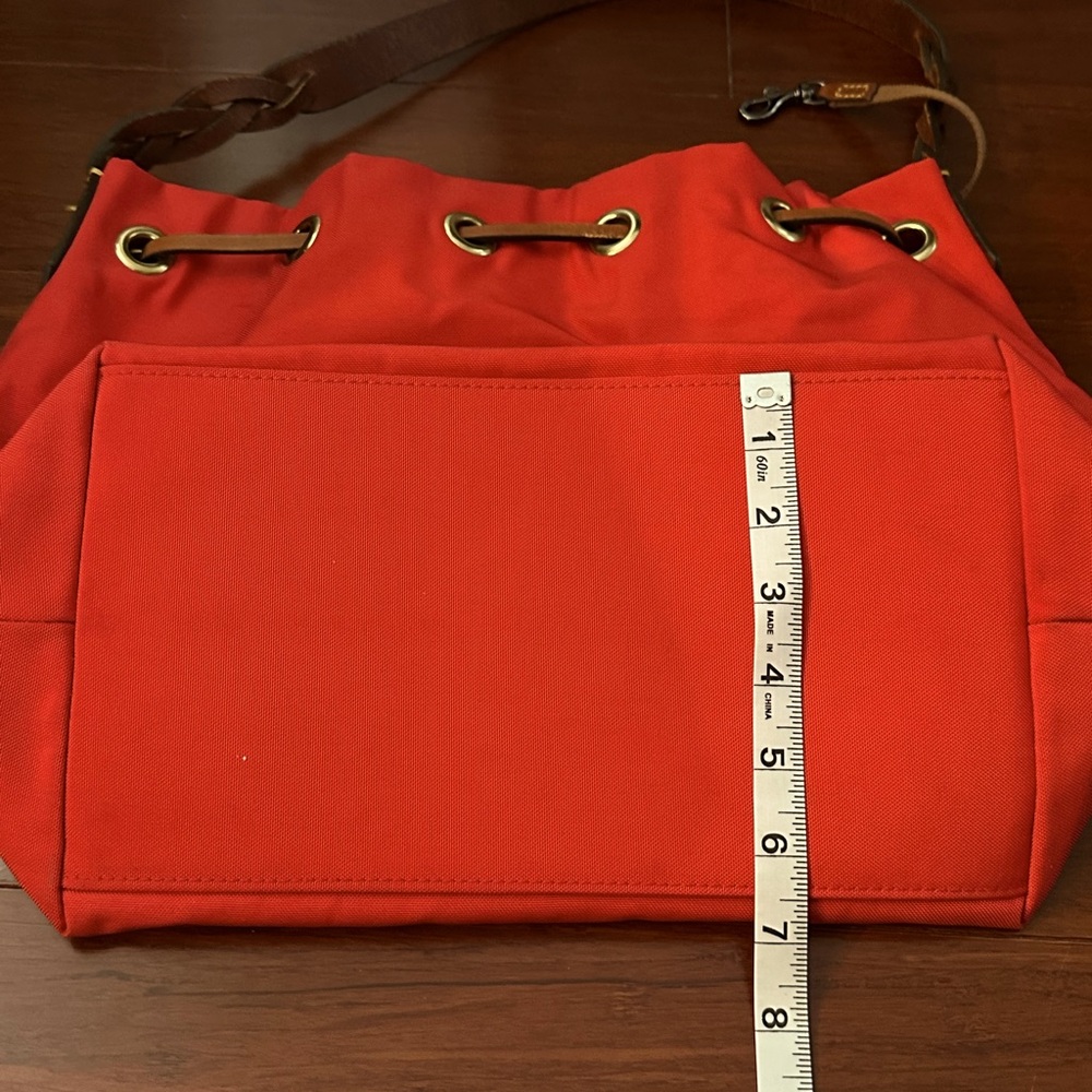 Red Drawstring Women's Bag - Picture 9 of 15